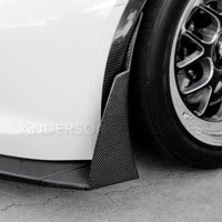 Anderson Composites 14+ Chevrolet Corvette C7 Z06 Front Bumper Canards - Burkken Auto Parts