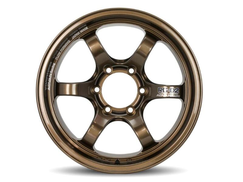 Advan RG-D2 17X8.5 -10 6x139.7 - Racing Gold Metallic - Burkken Auto Parts