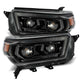 AlphaRex 10-13 Toyota 4Runner PRO-Series Proj Headlights Plank Style Alpha Blk w/Seq Signal/DRL - Burkken Auto Parts