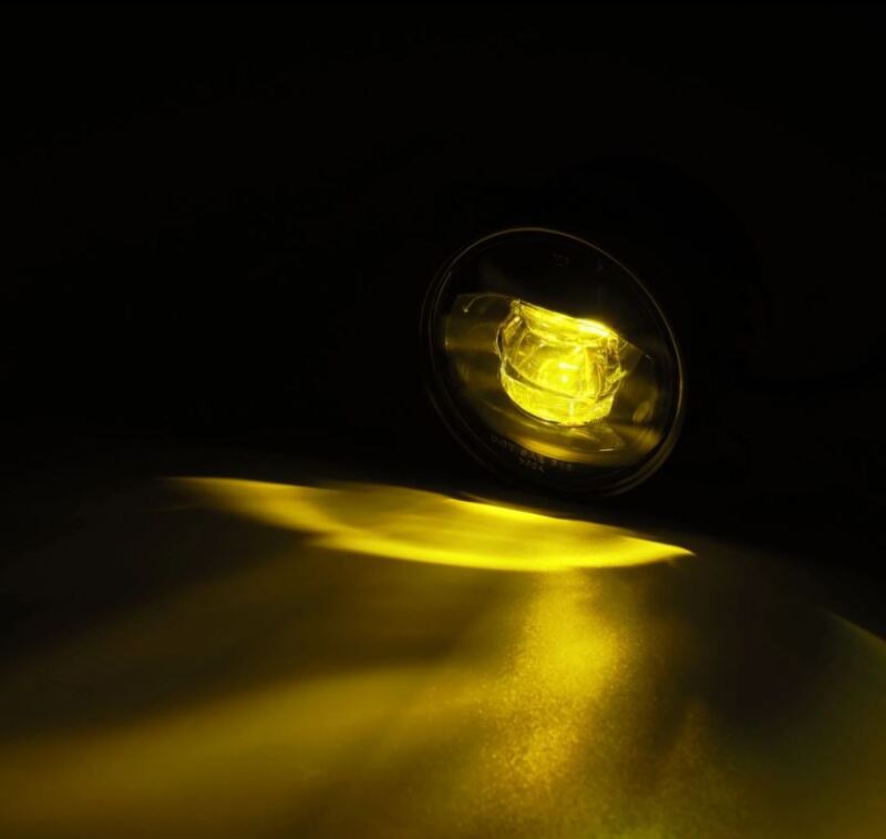 AlphaRex Universal Chrysler/Dodge/Hummer/Jeep DoubleTap Dual Color LED Proj Fog Lights - White/Amber - Burkken Auto Parts