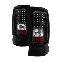 xTune Dodge Ram 1500 94-01 / Ram 2500/3500 94-02 LED Tail Lights Black ALT-ON-DRAM94-LED-BK - Burkken Auto Parts