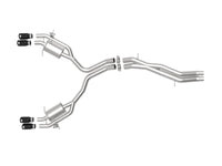 aFe 18-20 Audi RS5 Coupe MACH Force-Xp 3in to 2.5in 304 SS Axle-Back Exhaust System (Quad Black Tip) - Burkken Auto Parts