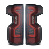 AlphaRex 19-23 Chevrolet Silverado 1500/2500HD/3500HD PRO-Series LED Tail Lights Red Smoke - Burkken Auto Parts