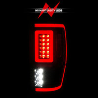 ANZO 19-22 Ford Ranger Full LED Taillights w/ Lightbar Sequential Signal Black Housing/Smoke Lens - Burkken Auto Parts