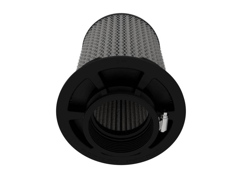 aFe MagnumFLOW Air Filters 3in F x 5-1/2in B x 5-1/4in T (Inverted) x 8in H - Pair - Burkken Auto Parts