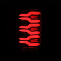 AlphaRex 14-18 GMC Sierra 1500/2500HD/3500HD LUXX-Series LED Tail Lights Blk w/Actv Light & Seq. Sig - Burkken Auto Parts