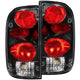 ANZO 1995-2000 Toyota Tacoma Taillights Black - Burkken Auto Parts