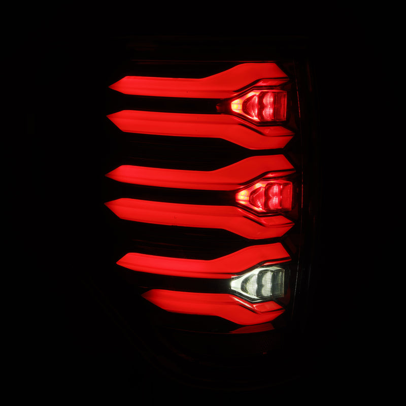 AlphaRex 09-14 Ford F150 LUXX LED Taillights - AlphaBlack Housing - Burkken Auto Parts