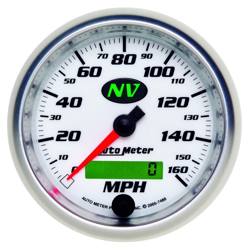AutoMeter Gauge Speedometer 3-3/8in. 160MPH Elec. Programmable NV - Burkken Auto Parts
