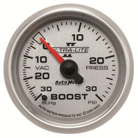 Autometer Ultra-Lite II 52mm 30 PSI Mechanical Boost Gauge - Burkken Auto Parts