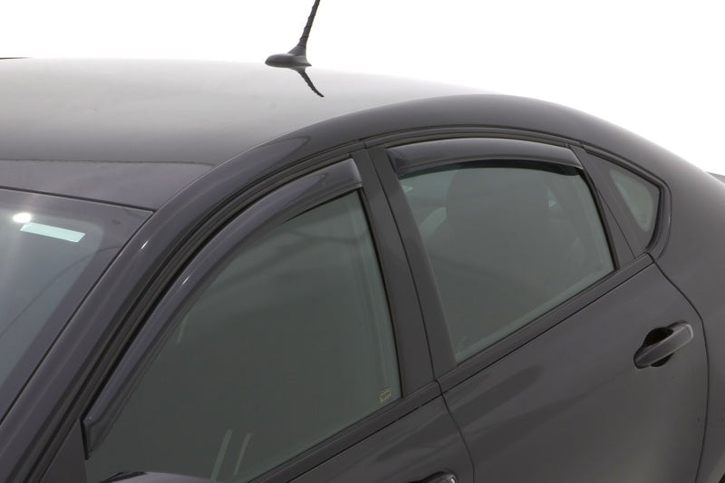 AVS 13-16 Dodge Dart Ventvisor In-Channel Front & Rear Window Deflectors 4pc - Smoke - Burkken Auto Parts