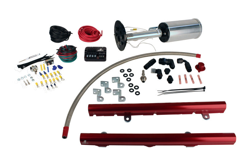 Aeromotive C6 Corvette Fuel System - Eliminator/LS3 Rails/PSC/Fittings - Burkken Auto Parts