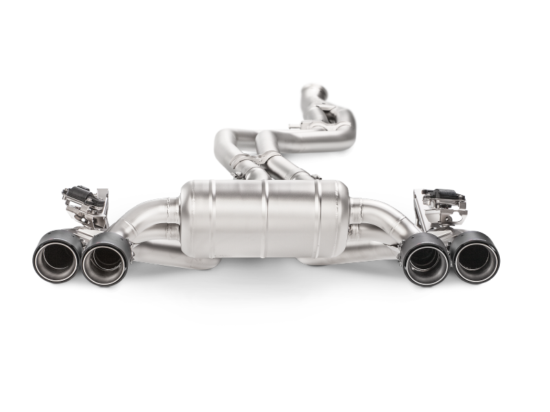 Akrapovic 16-17 BMW M2 F87 (Excl M2 Competition) Evolution Line Cat Back (Titanium) w/Carbon Tips - Burkken Auto Parts