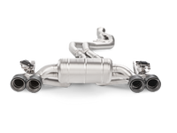 Akrapovic 16-17 BMW M2 F87 (Excl M2 Competition) Evolution Line Cat Back (Titanium) w/Carbon Tips - Burkken Auto Parts