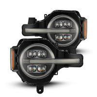AlphaRex 21-23 Ford Bronco NOVA LED Projector Headlights Black - Burkken Auto Parts