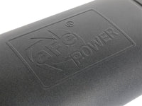 aFe MACH Force-Xp 409 SS Muffler w/ Black Finish 3in Center/Offset 22in L x 11in x 5in - Oval Body - Burkken Auto Parts