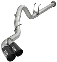 aFe Power 11-14 Ford F250/F350 6.7L Diesel Rebel XD 4in 409 SS DPF-Back Exhaust System - Black Tips - Burkken Auto Parts