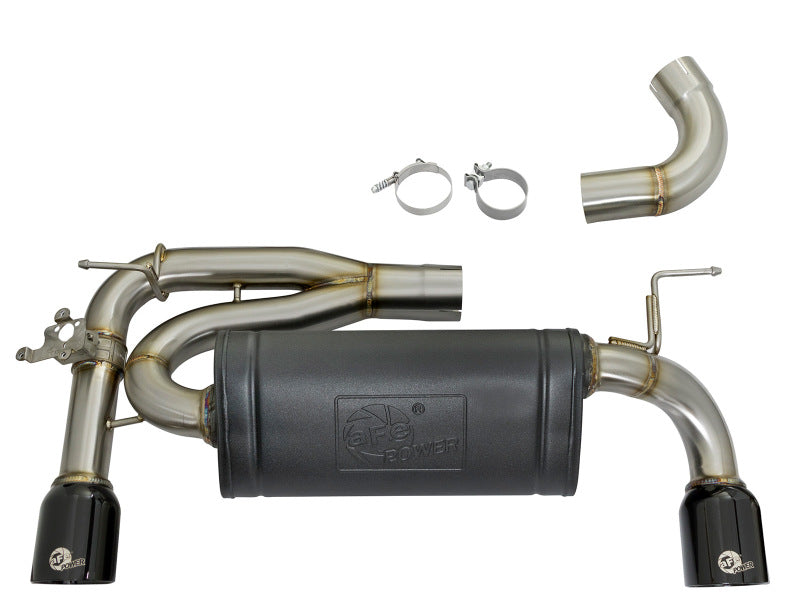 aFe MACHForce XP 16-17 BMW 340i/iX 440i/iX L6-3.0L (t) SS Axle-Back Exhaust w/Black Tip - Burkken Auto Parts