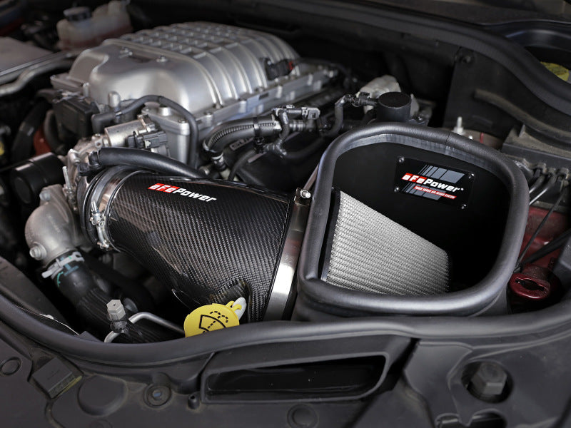 aFe Track Series Carbon Fiber Pro Dry S AIS - 19-20 Jeep Grand Cherokee Trackhawk 6.2L - Burkken Auto Parts