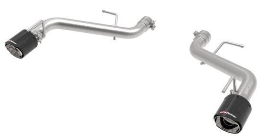 aFe POWER MACH Force-Xp 2.5in Axle-Back Exhaust System 16-20 Chevy Camaro SS V8 6.2L - Carbon Fiber - Burkken Auto Parts