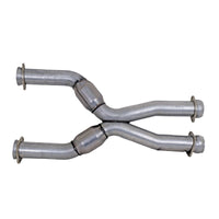 BBK 79-04 Mustang Coyote Swap Short Mid X Pipe w Catalytic Converters 3.0 For BBK Long Tube Headers - Burkken Auto Parts
