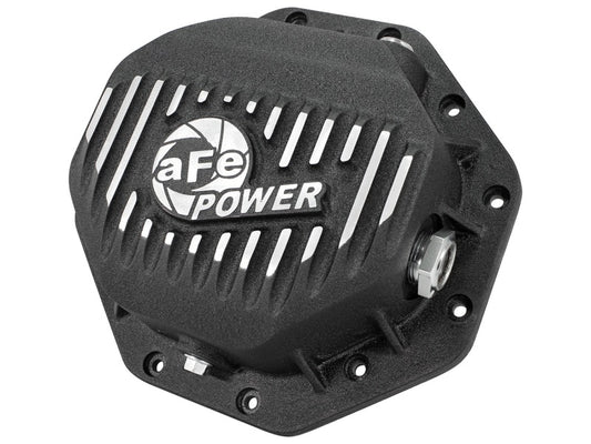 AFE Rear Differential Cover (Black Machined; Pro Series); Dodge/RAM 94-14 Corporate 9.25 (12-Bolt) - Burkken Auto Parts