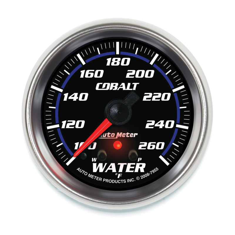 Autometer Cobalt 66.7mm 100-260 Degree F DSM Water Temperature Gauge - Burkken Auto Parts