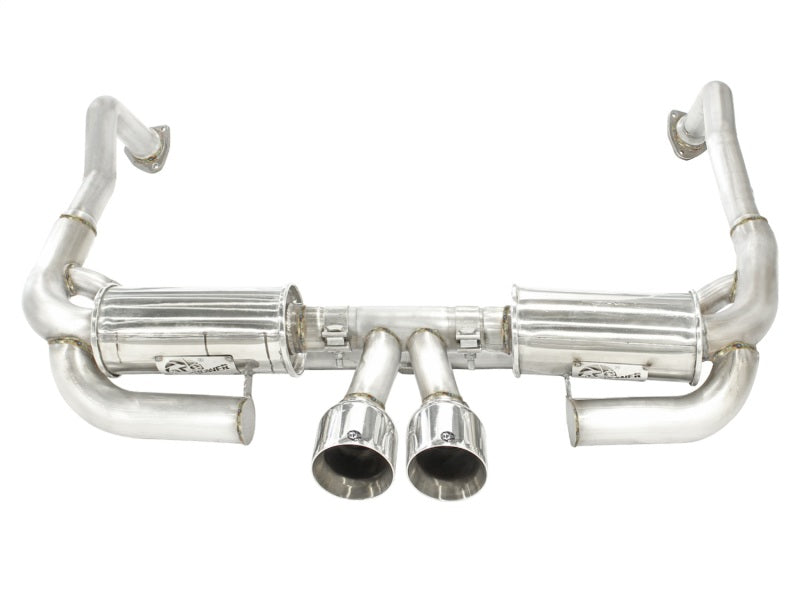 aFe ELITE 05-12 Porsche Boxster S (987.1-987.2) H6 3.4L 304SS Dual Cat-Back w/Dual Polished Tip Exht - Burkken Auto Parts