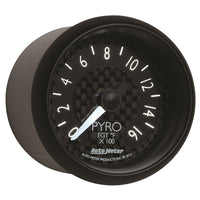 Autometer GT Series 52mm Full Sweep Electronic 0-1600 Deg F EGT/Pyrometer Gauge - Burkken Auto Parts