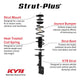 KYB 09-13 Infiniti G37 RWD Coupe (Exc. IPL / w/o 4 Wheel Steering) Strut-Plus Assembly - Front Left - Burkken Auto Parts