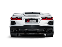 Akrapovic 2020 Chevrolet Corvette Stingray (C8) OPF/GPF Slip-On Line (Titanium) w/ Titanium Tips - Burkken Auto Parts