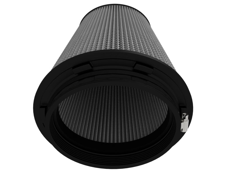 aFe Magnum FLOW Pro DRY S Air Filter (6.75x5)in F x (9.25x7.5)in B x (7.75x6)in T x 18in H - Burkken Auto Parts