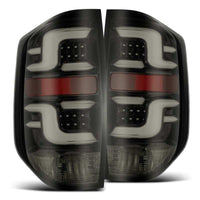 AlphaRex 14-20 Toyota Tundra PRO-Series LED Tail Lights Jet Black - Burkken Auto Parts