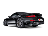 Akrapovic 14-15 Porsche 911 Turbo/Turbo S (991) Rear Carbon Fiber Diffuser - Matte - Burkken Auto Parts