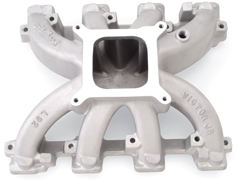Edelbrock Manifold Victor Jr GM Gen IV* L92 Carbureted Applications (*Corrected-Mc) - Burkken Auto Parts