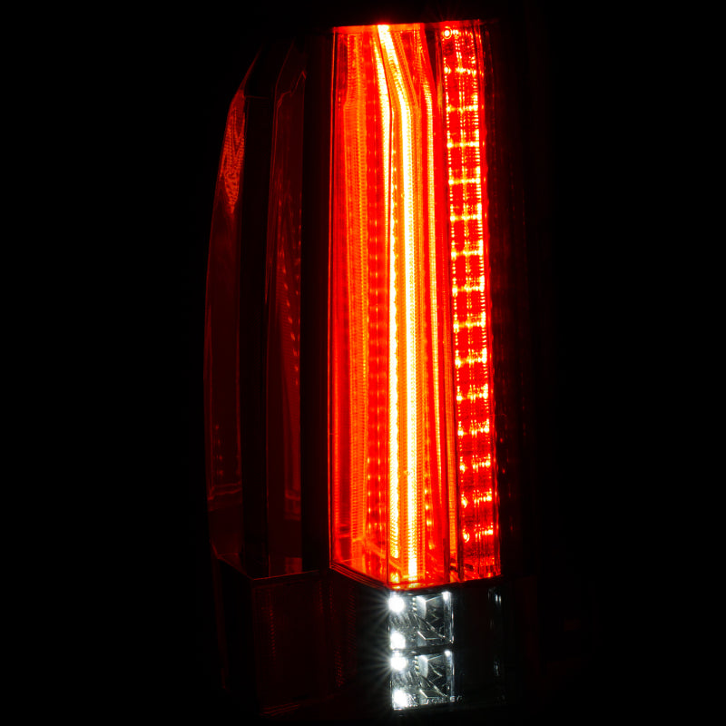ANZO 2015-2017 Chevrolet Suburban/Tahoe LED Taillights Chrome - Burkken Auto Parts
