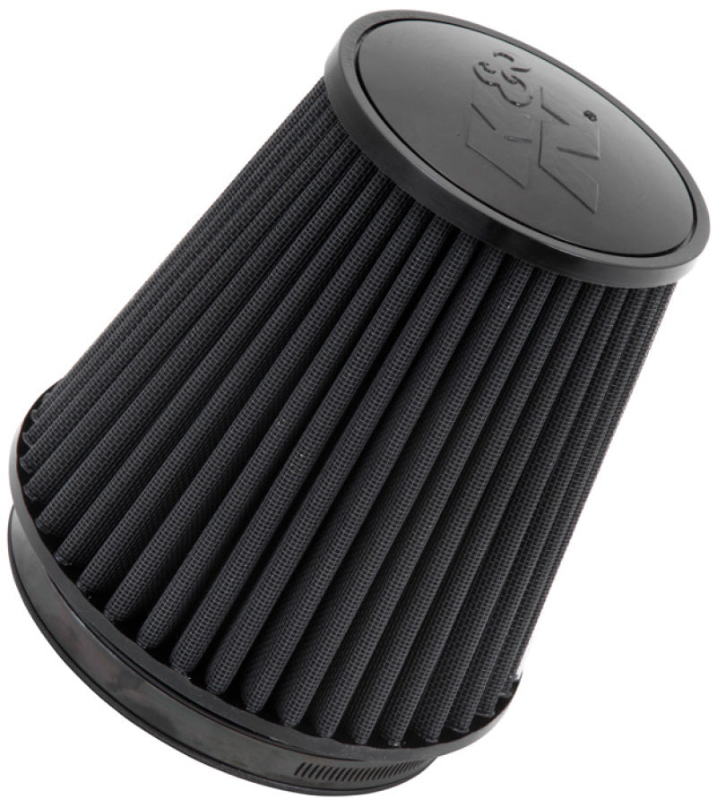 K&N Universal Rubber Filter Round Tapered 6in Flange ID x 7.5in Base OD x 5.25in Top OD x 8in Height - Burkken Auto Parts