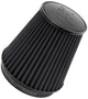 K&N Universal Rubber Filter Round Tapered 6in Flange ID x 7.5in Base OD x 5.25in Top OD x 8in Height - Burkken Auto Parts