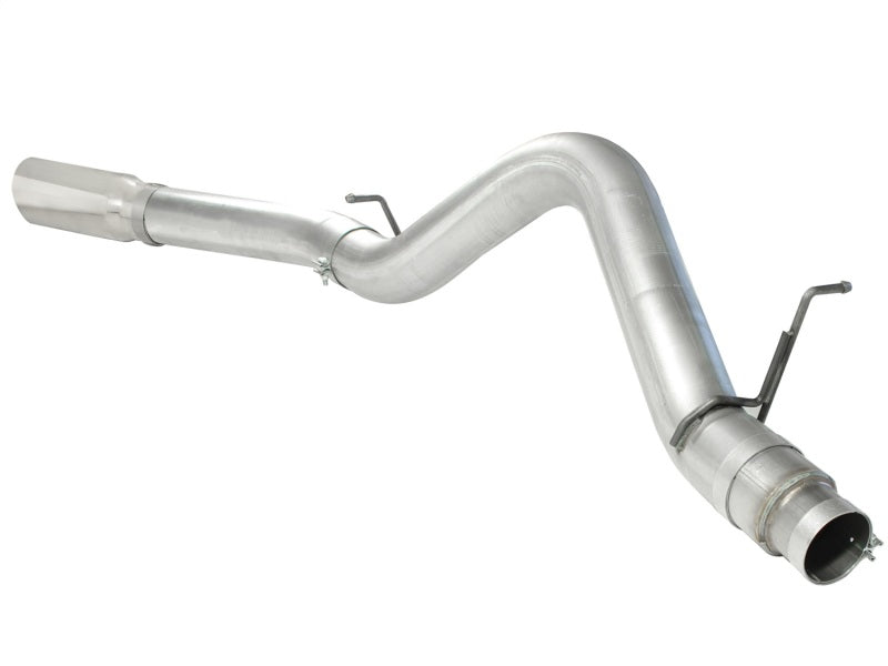 aFe Atlas Exhaust 5in DPF-Back Al Steel 11-13 GM Diesel Trucks V8-6.6L (td) LML (Pol Tip) - Burkken Auto Parts