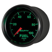 Autometer GS 0-100 PSI Full Sweep Electronic Fuel Pressure Gauge - Burkken Auto Parts