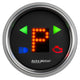 Autometer Automatic Transmission PRNDL Black Dial Flat Lens Bright Super Bezel Gauge - Burkken Auto Parts