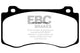 EBC 05-10 Chrysler 300C 6.1 SRT8 Redstuff Front Brake Pads - Burkken Auto Parts