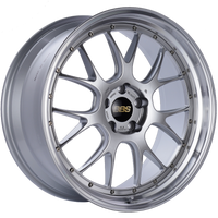 BBS LM-R 21x10 5x120 ET35 Diamond Silver Center Diamond Cut Lip Wheel -82mm PFS/Clip Required - Burkken Auto Parts