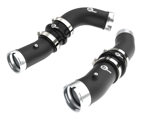 aFe 2024+ Toyota Tacoma BladeRunner  2.5in & 3in Aluminum Hot & Cold Charge Pipe Kit - Black - Burkken Auto Parts