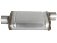 aFe MACHForce XP SS Muffler 3in Center Inlet / 3in Outlet 9in L x 4in W x 14in Body - Burkken Auto Parts