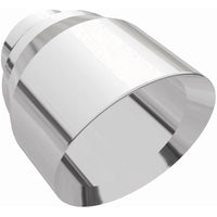 MagnaFlow Tip Stainless Double Wall Round Single Outlet Polished 4.5in DIA 2.5in Inlet 5.75in Length - Burkken Auto Parts