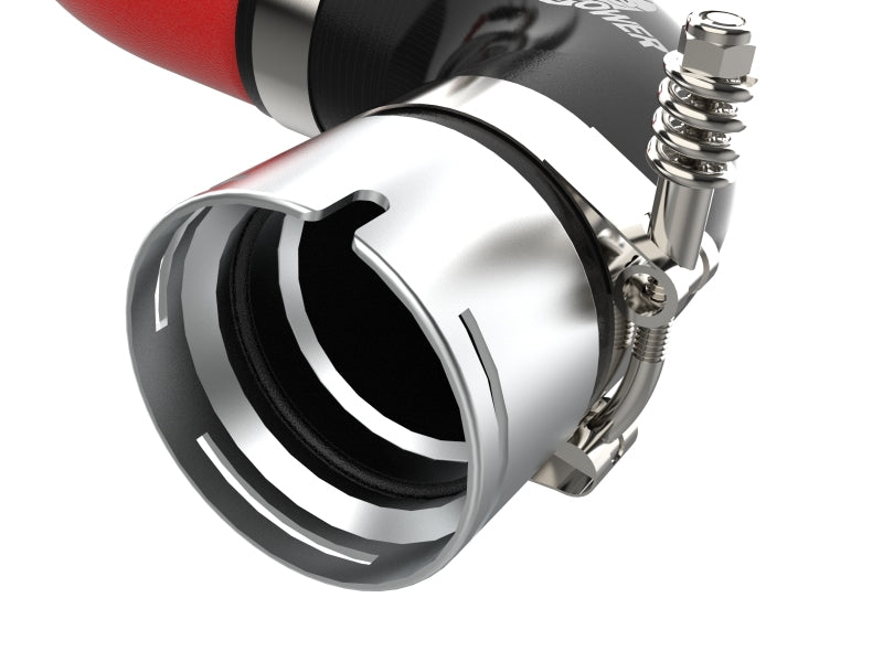AFE 2018-2020 Kia Stinger 19-22 G70 BladeRunner 3in Aluminum Hot Charge Pipe Red - Burkken Auto Parts