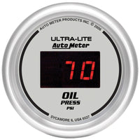 Autometer Ultra-lite Digital 5 Piece Set - Burkken Auto Parts