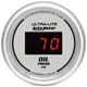 Autometer Ultra-Lite 2-1/16in 100PSI Silver Dial Digital Oil Pressure Gauge w/ Red LED - Burkken Auto Parts