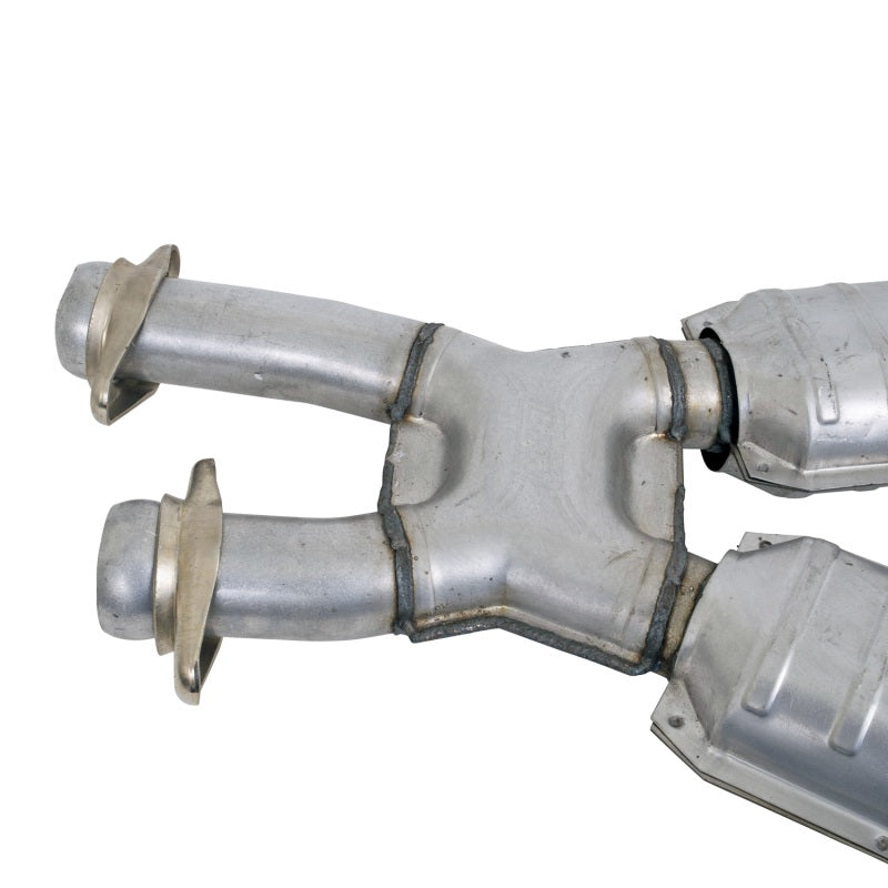 BBK 94-95 Mustang 5.0 High Flow X Pipe With Catalytic Converters - 2-1/2 - Burkken Auto Parts